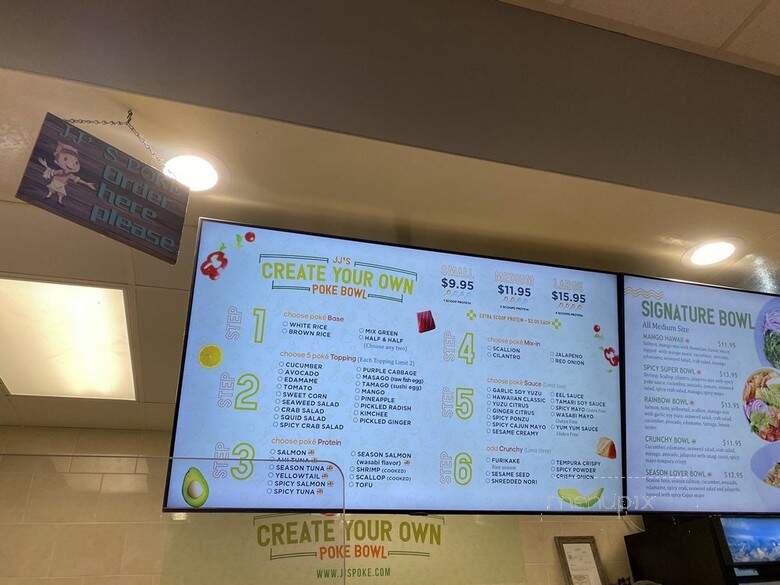 JJ's Poke - Edina, MN menu_pic