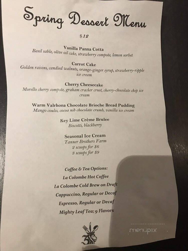 The Greystone Fine Food and Spirits - Newtown, PA menu_pic