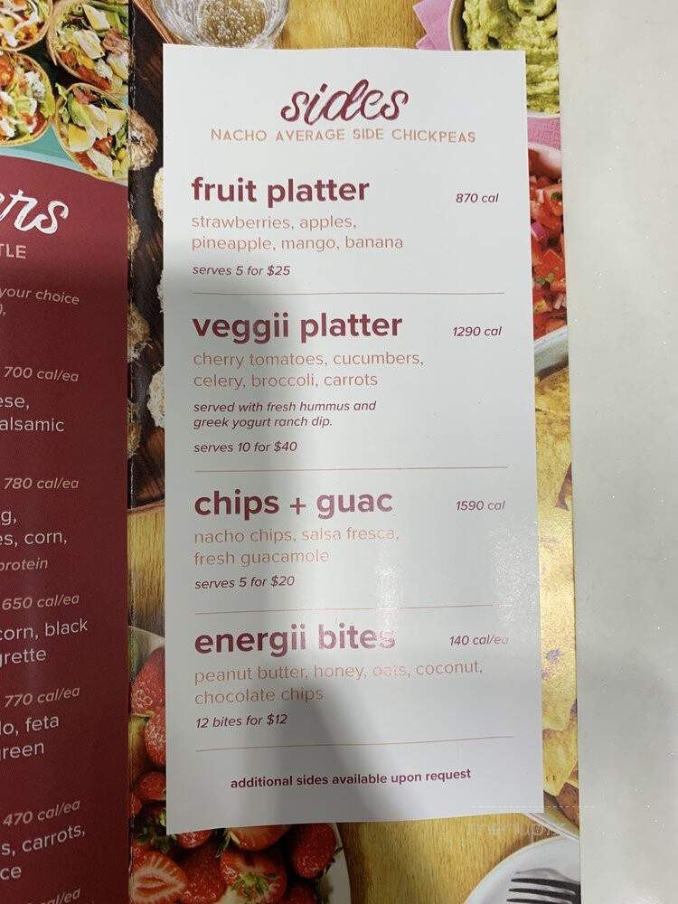 Freshii - Philadelphia, PA menu_pic