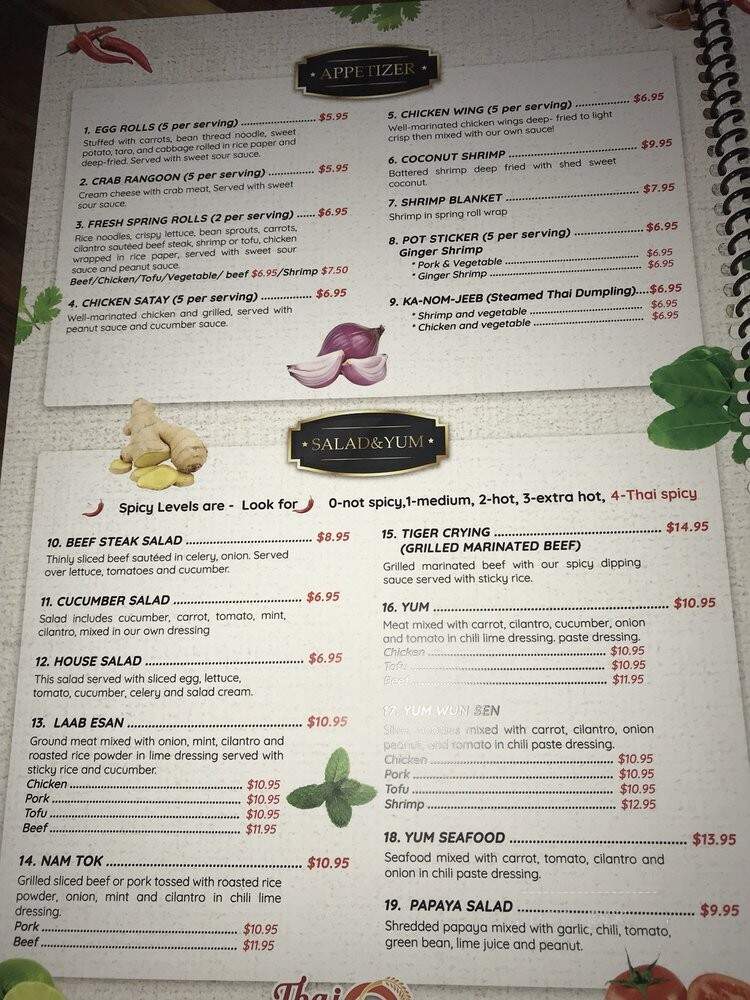 THAI & GO - Carmel, IN menu_pic