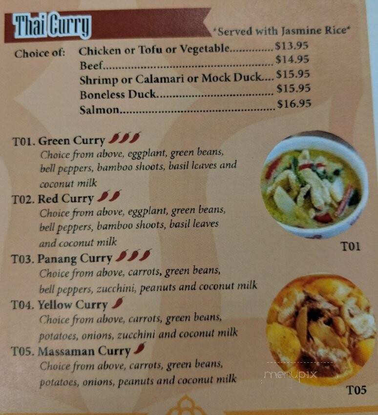 Authentic Thai Cuisine - North Merrick, NY menu_pic