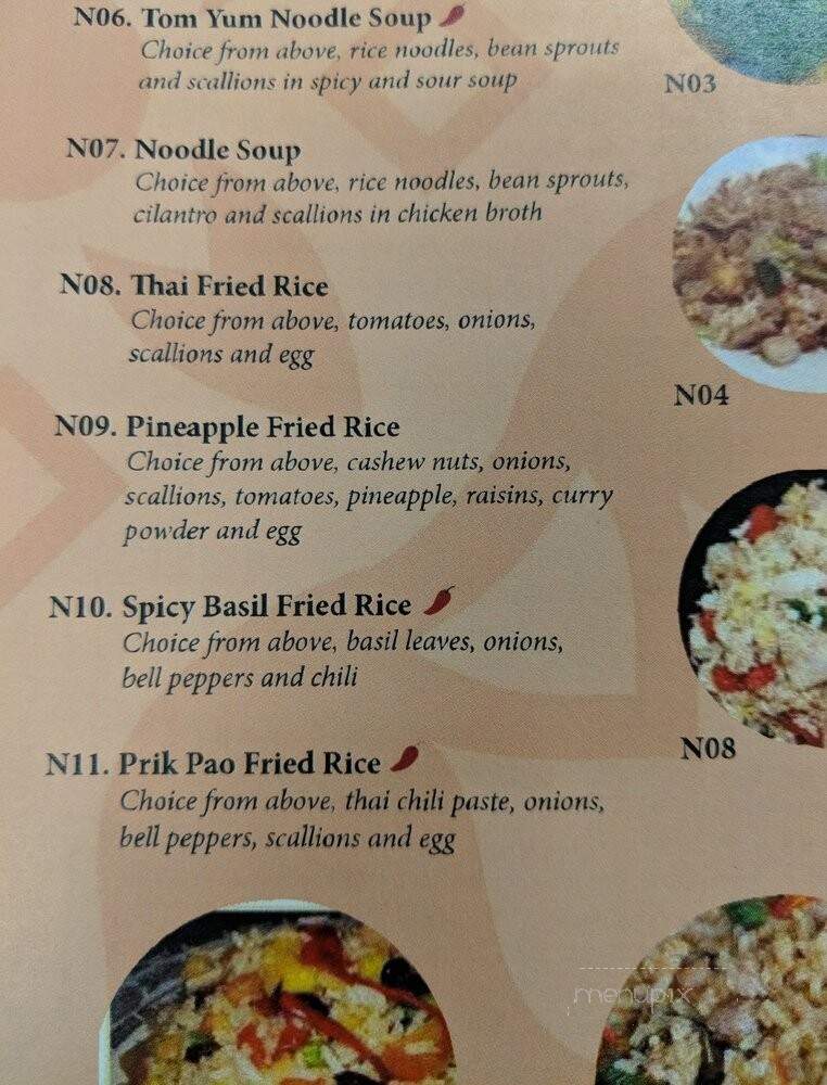Authentic Thai Cuisine - North Merrick, NY menu_pic