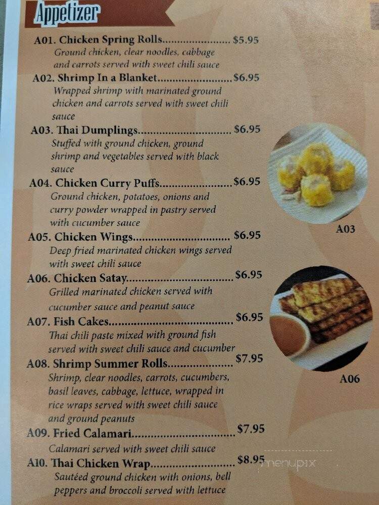 Authentic Thai Cuisine - North Merrick, NY menu_pic