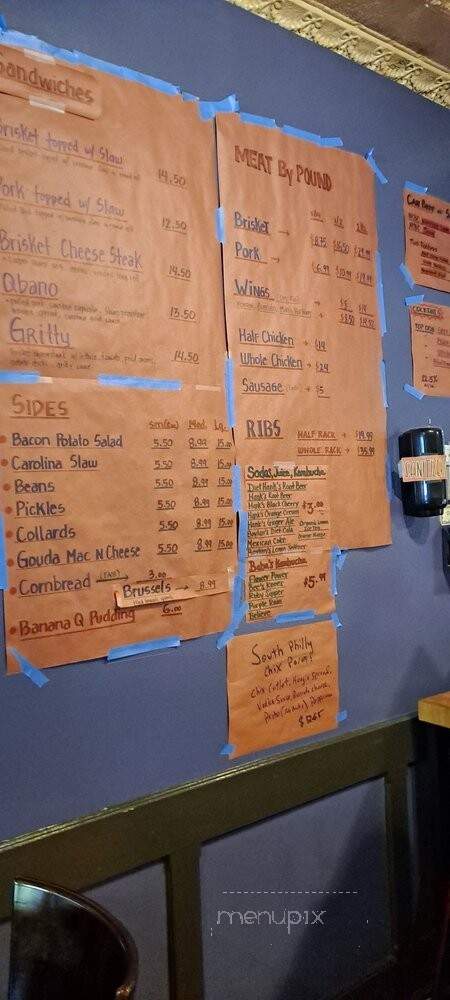 Mike's BBQ - Philadelphia, PA menu_pic