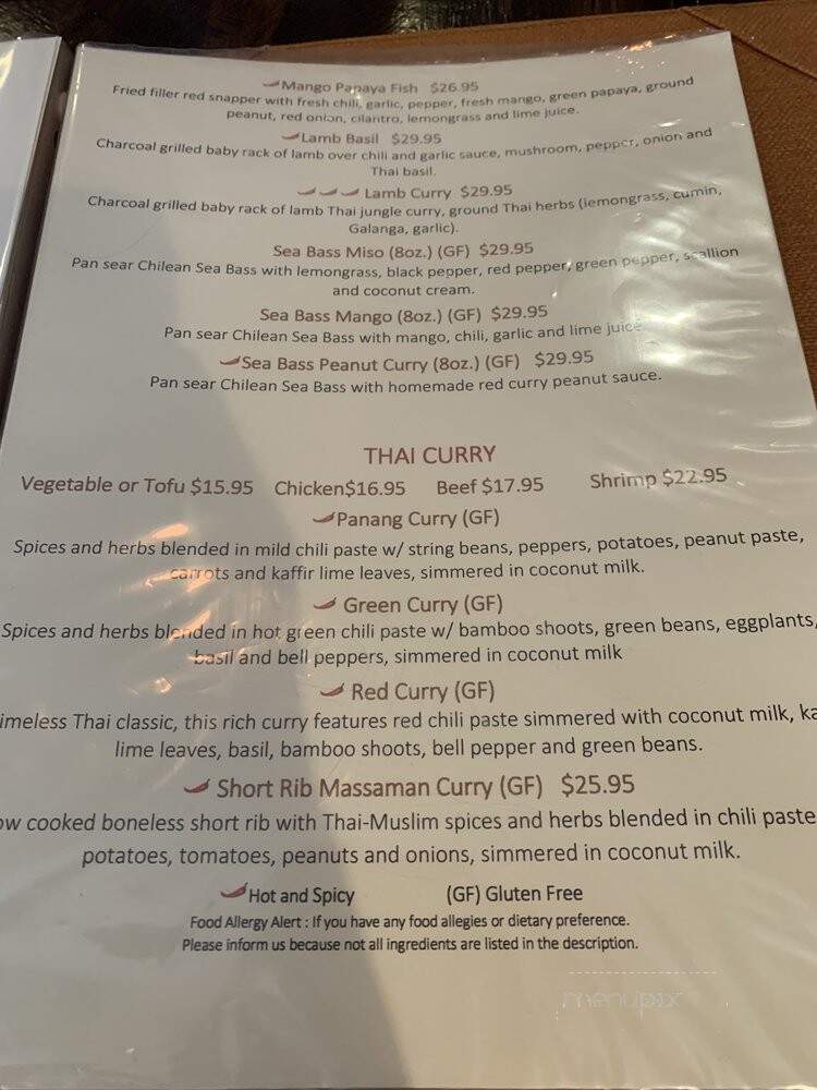 Up Thai - Morris Plains, NJ menu_pic