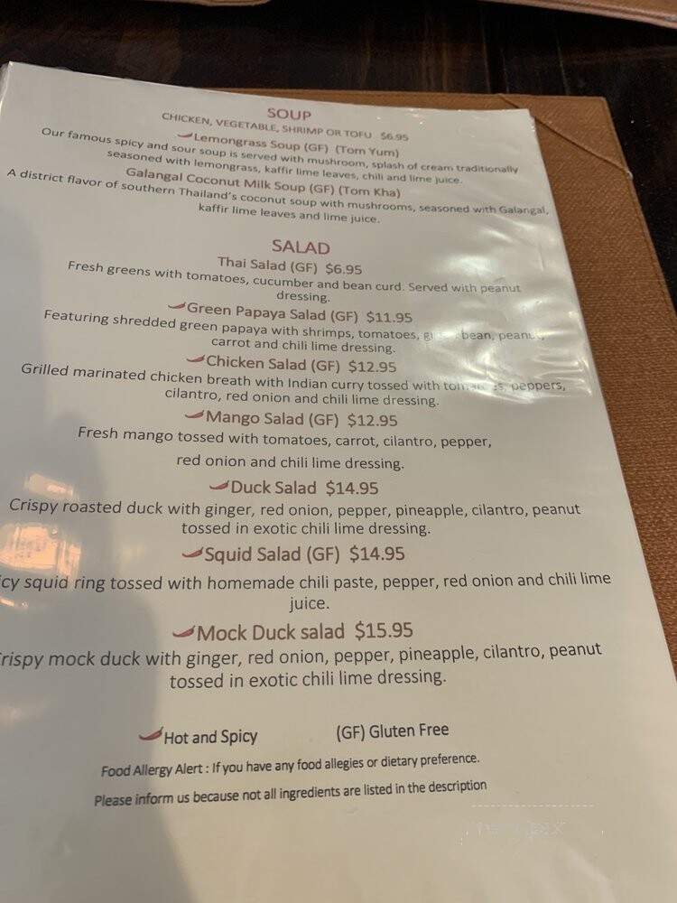 Up Thai - Morris Plains, NJ menu_pic