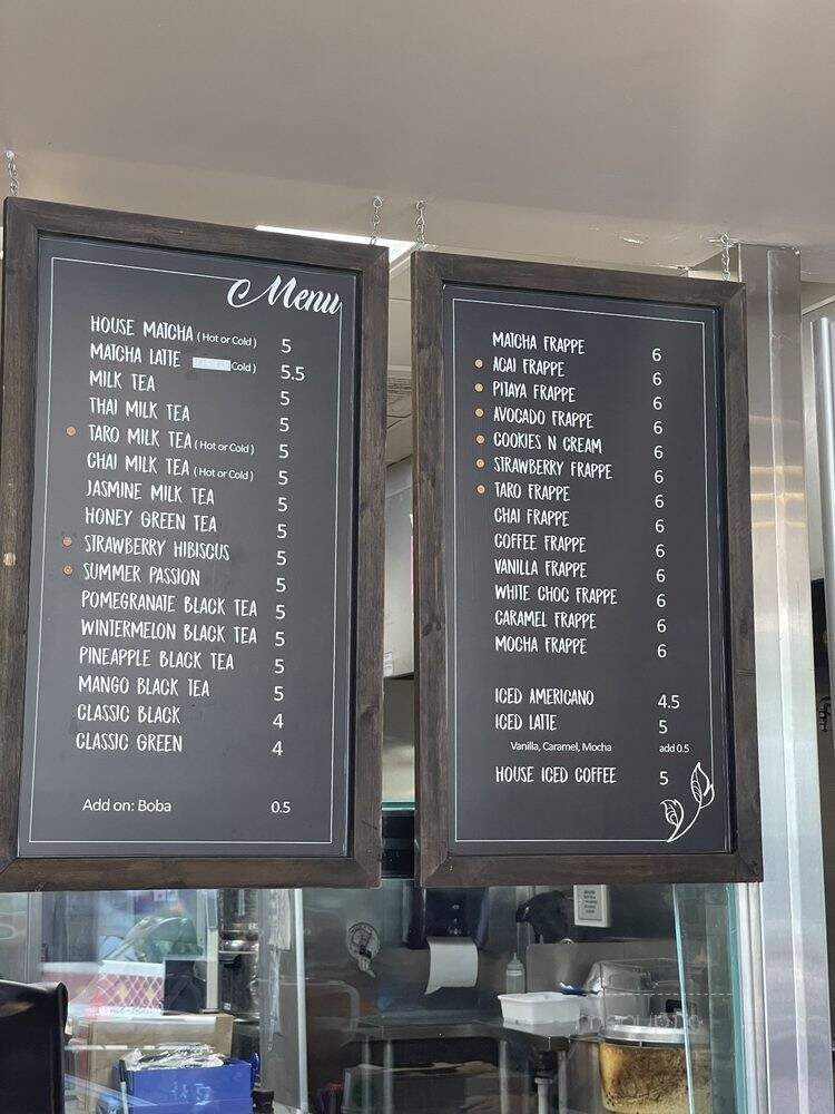 Matcha Tea and Cream - San Clemente, CA menu_pic