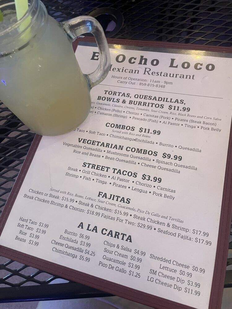 El Ocho Loco Mexican Restaurant - Erlanger, KY