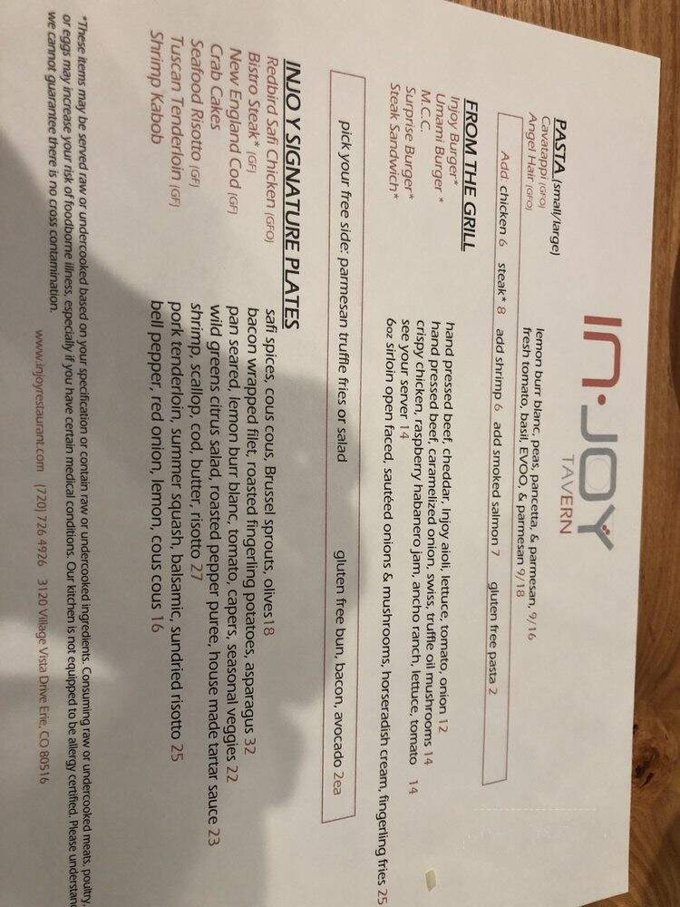 Injoy Restaurant - Erie, CO