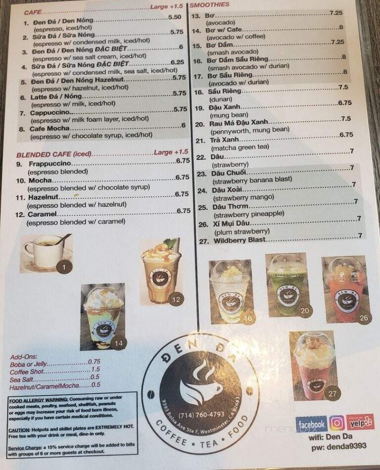 Den Da - Westminster, CA menu_pic