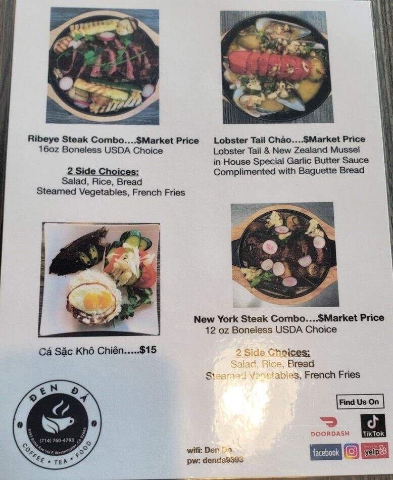 Den Da - Westminster, CA menu_pic
