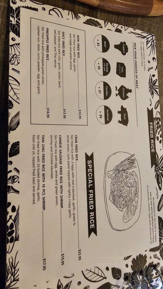 Tho One Thai Eatery - La Verne, CA menu_pic