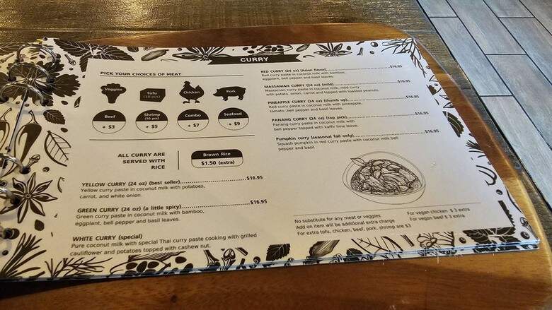 Tho One Thai Eatery - La Verne, CA menu_pic