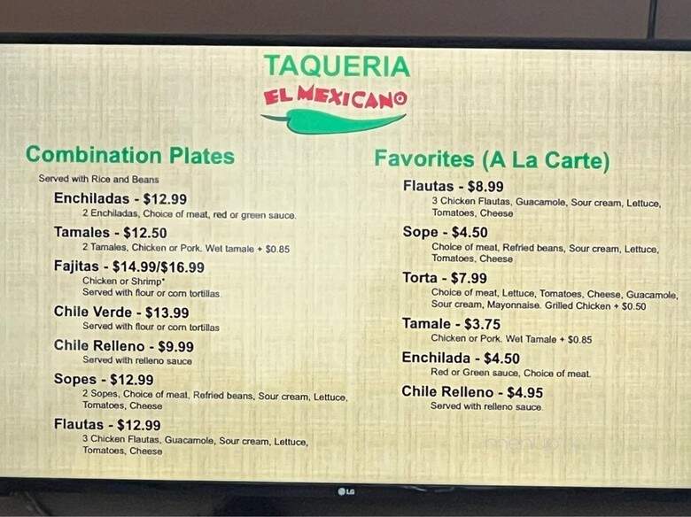 Taqueria El Mexicano - Modesto, CA