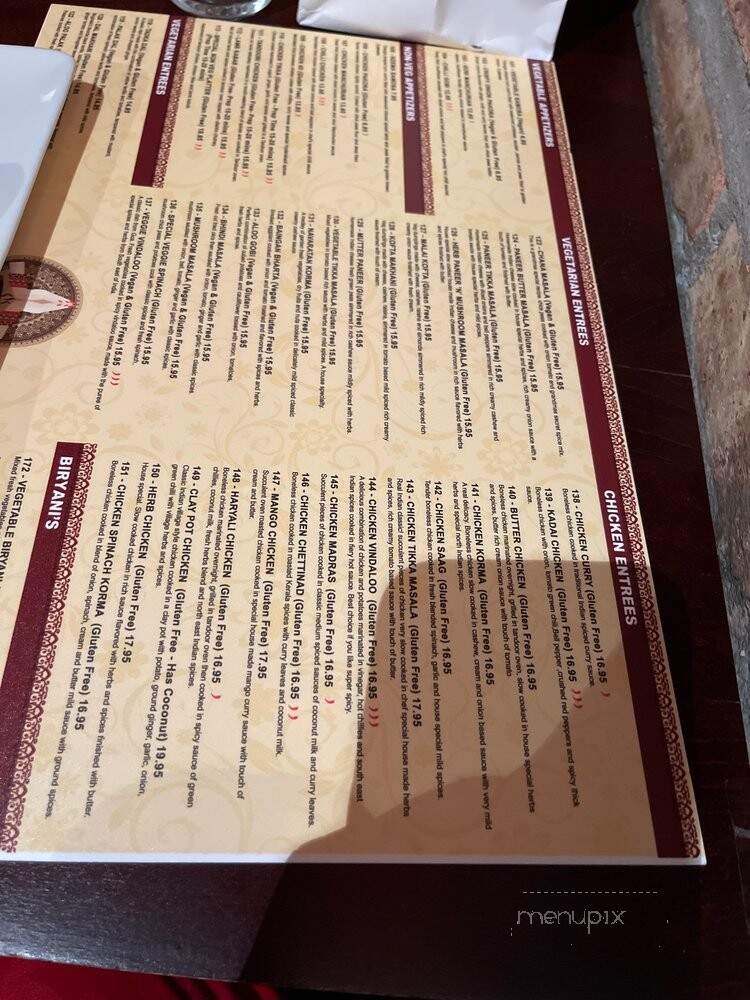Indian Clay Pot - Chicago, IL menu_pic