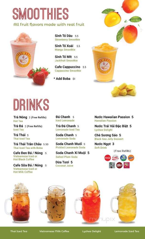 Pho Anvi - Norwalk, CA menu_pic
