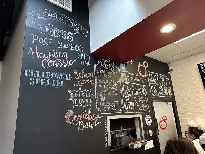 Spin Poke & Grill - Anaheim, CA menu_pic