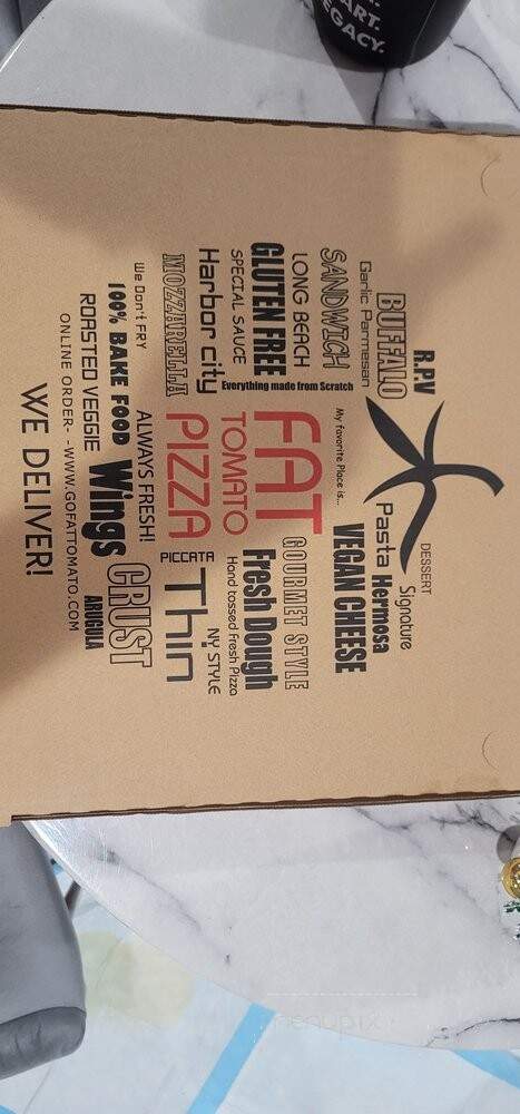 Fat Tomato Pizza - Los Angeles, CA menu_pic
