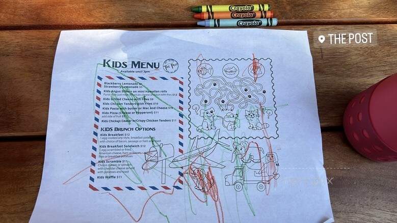 The Post - Los Altos, CA menu_pic