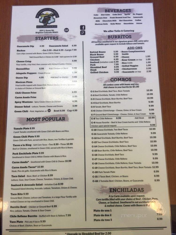 Moosehill Brighton - Brighton, CO menu_pic