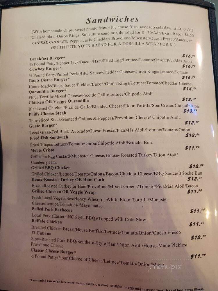 Roots Bakery Bistro & Bar - Durham, NC