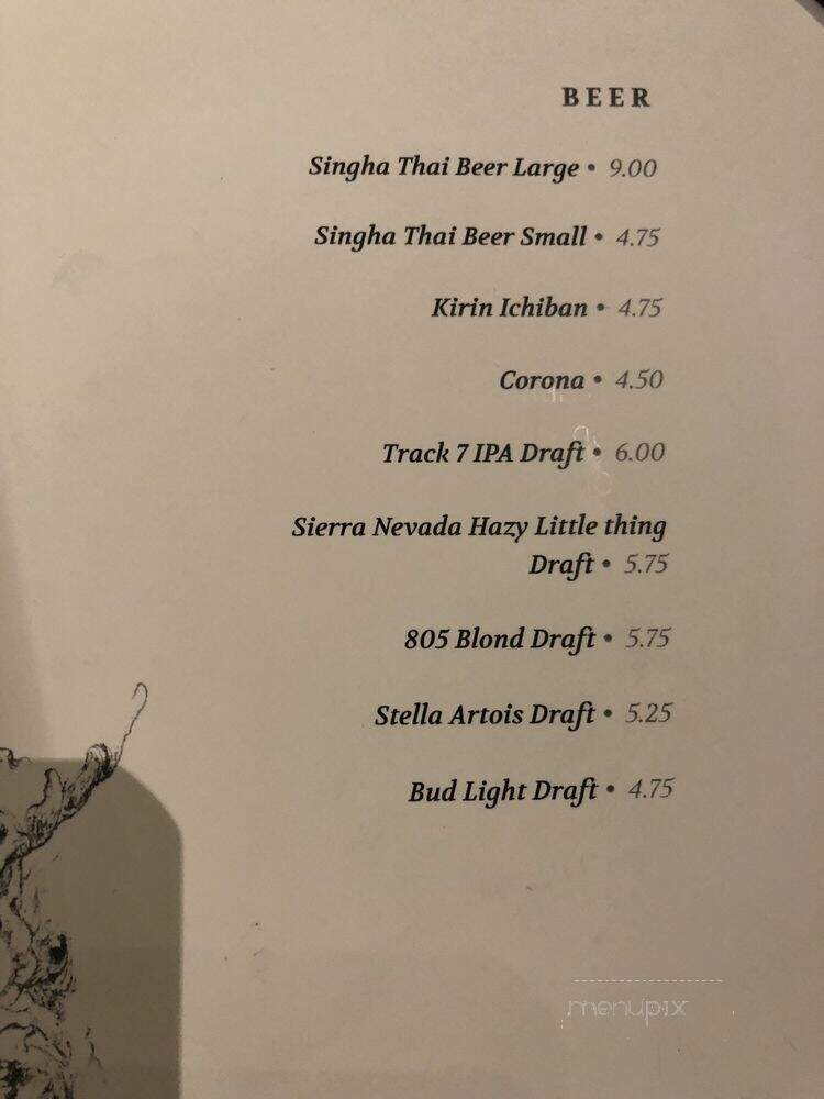 Little Buddha Thai Bistro - Sacramento, CA menu_pic