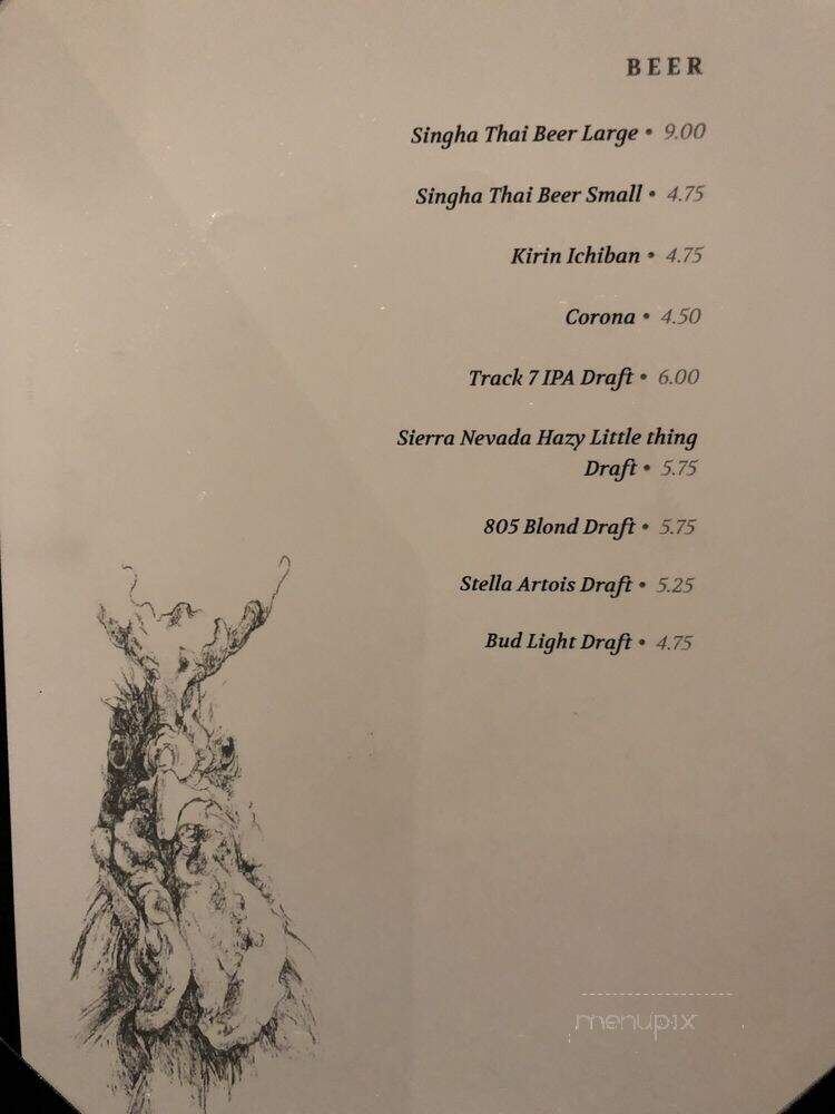 Little Buddha Thai Bistro - Sacramento, CA menu_pic