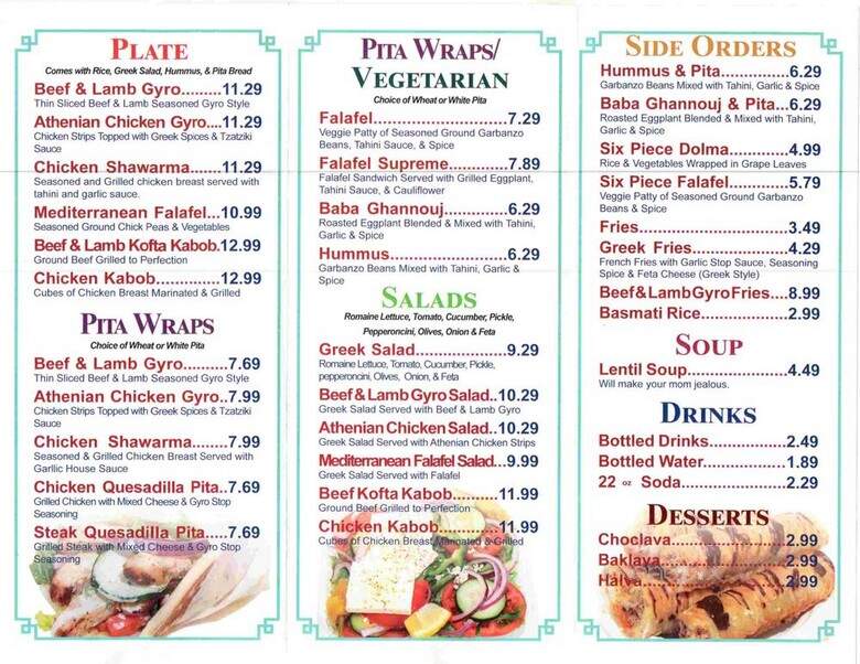 Gyro Stop - Lake Stevens, WA menu_pic