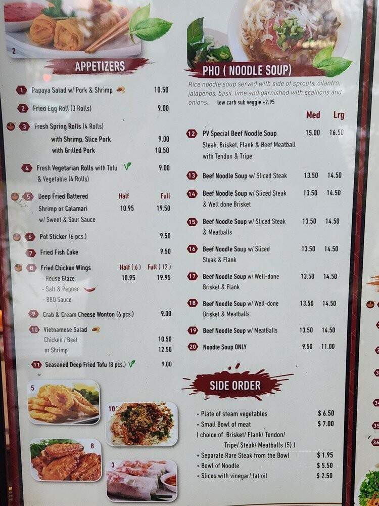 Pho Viet - San Ramon, CA menu_pic
