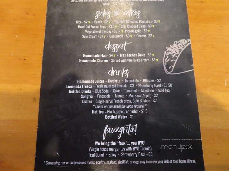 Easton Taco and Rotisserie - Easton, PA menu_pic