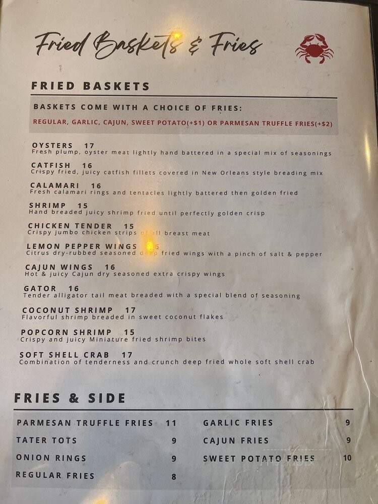 Kickin Kajun - Honolulu, HI menu_pic