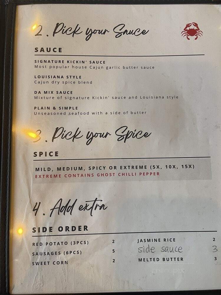 Kickin Kajun - Honolulu, HI menu_pic