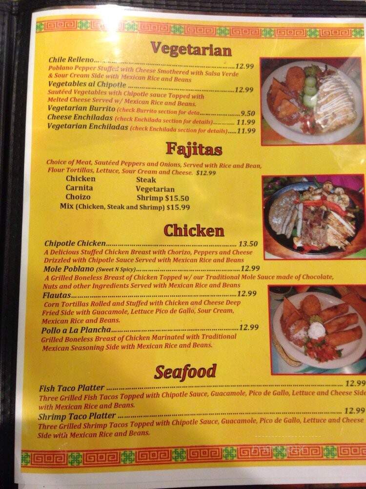 Buena Vista Mexican Restaurant - Wayne, PA menu_pic
