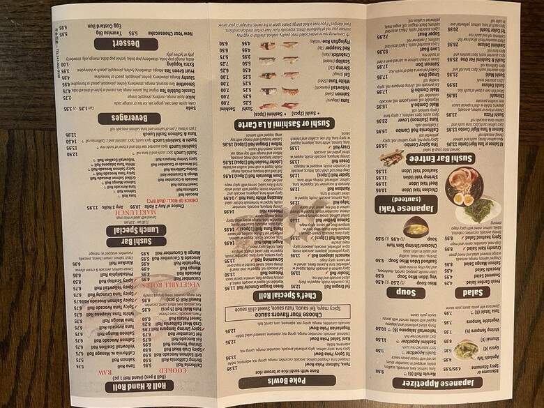 Jade House Restaurant, Sushi & Bar - North Providence, RI menu_pic