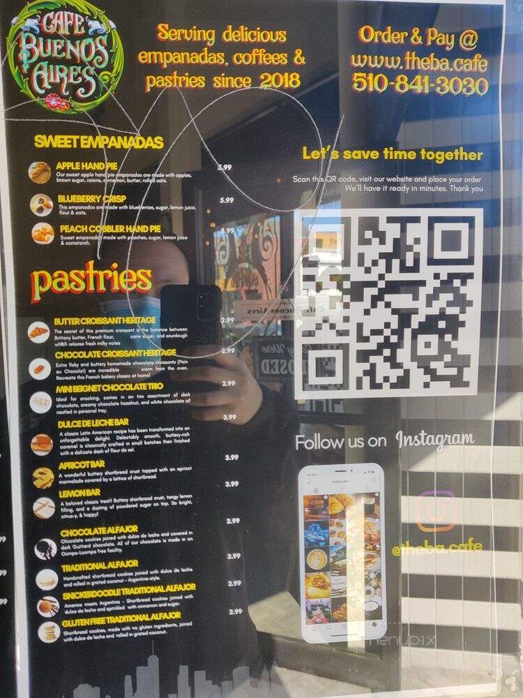 Cafe Buenos Aires - Berkeley, CA menu_pic