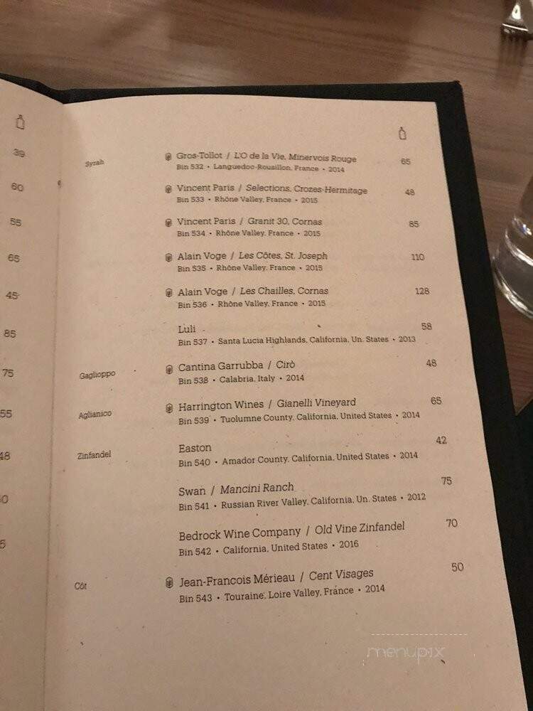 Tied House - Chicago, IL menu_pic