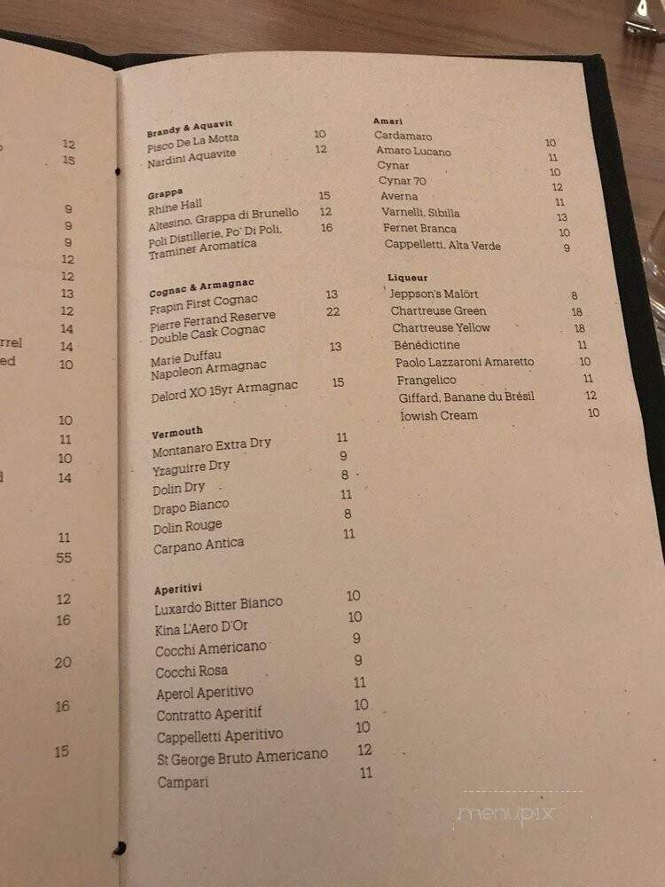 Tied House - Chicago, IL menu_pic