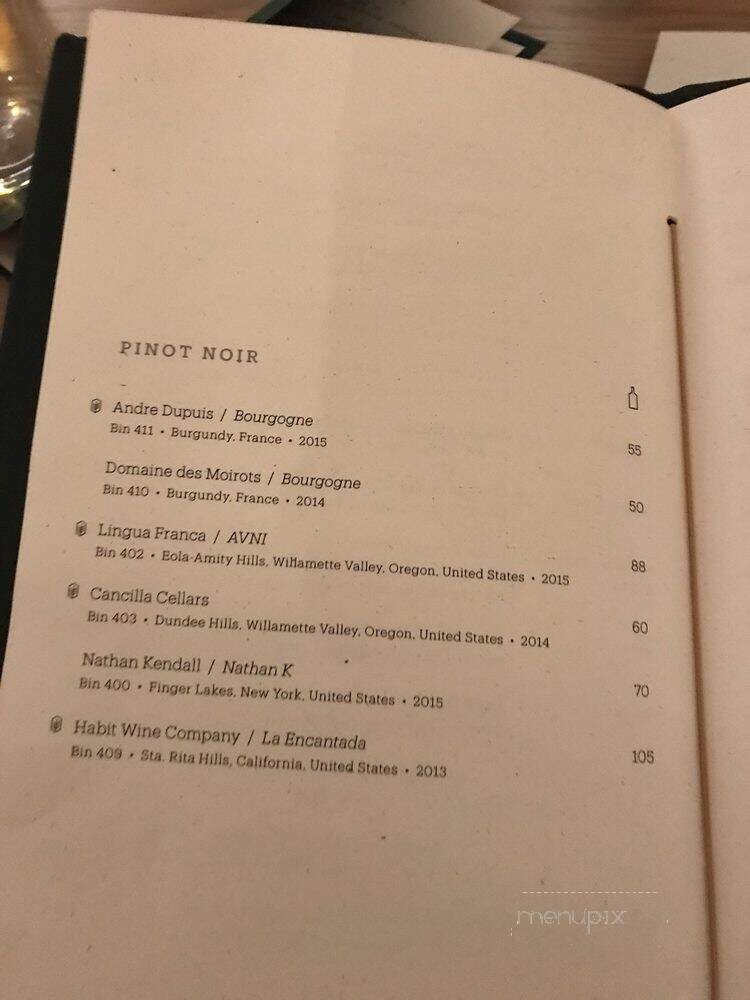 Tied House - Chicago, IL menu_pic