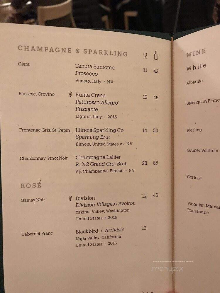 Tied House - Chicago, IL menu_pic