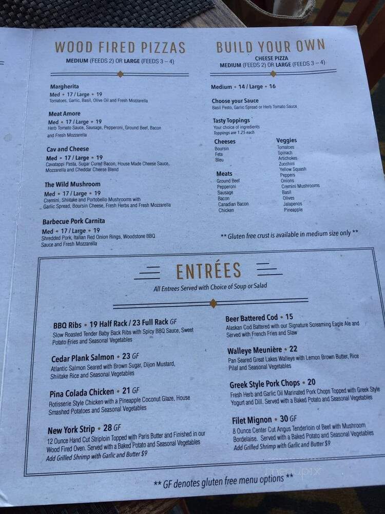 Woodstone Restaurant - Galena, IL menu_pic