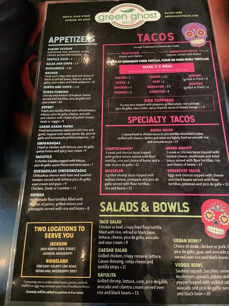 Green Ghost Tacos - Jackson, MS