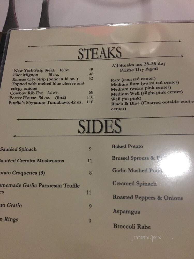 Puglias Italian Steakhouse - Seaford, NY