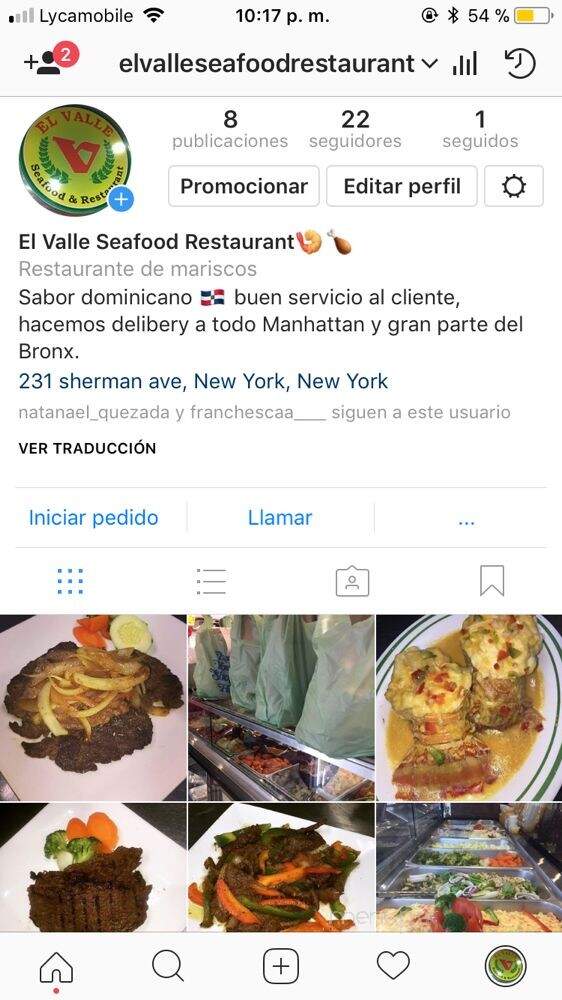 El Valle Seafood Restaurant - New York, NY