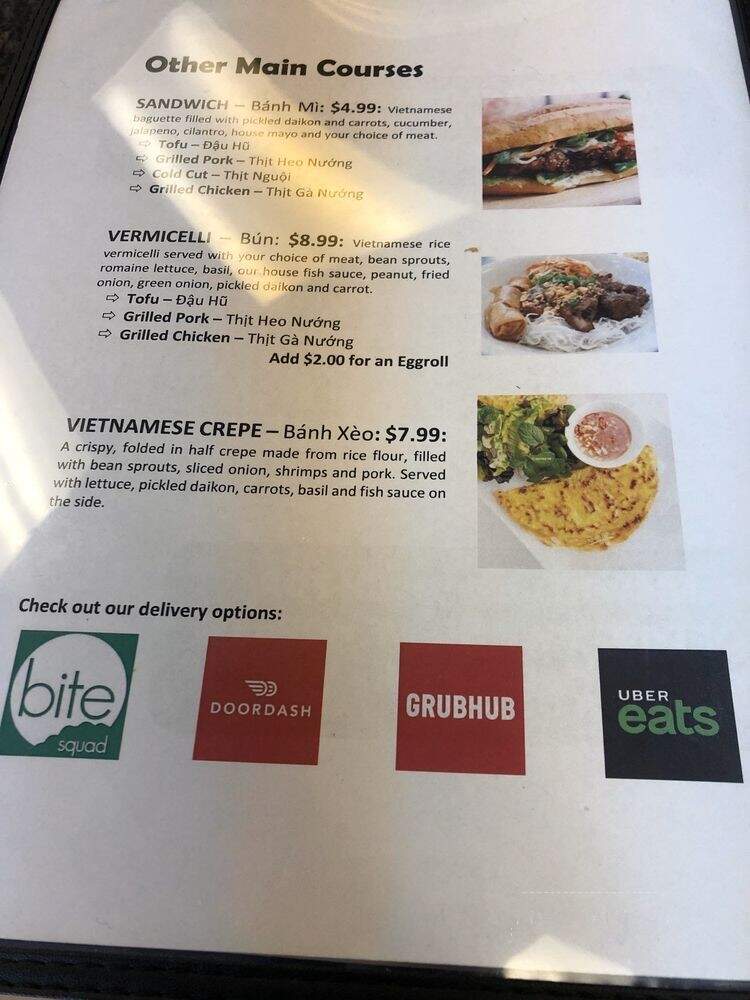 Little Saigon Cafe - Bradenton, FL menu_pic