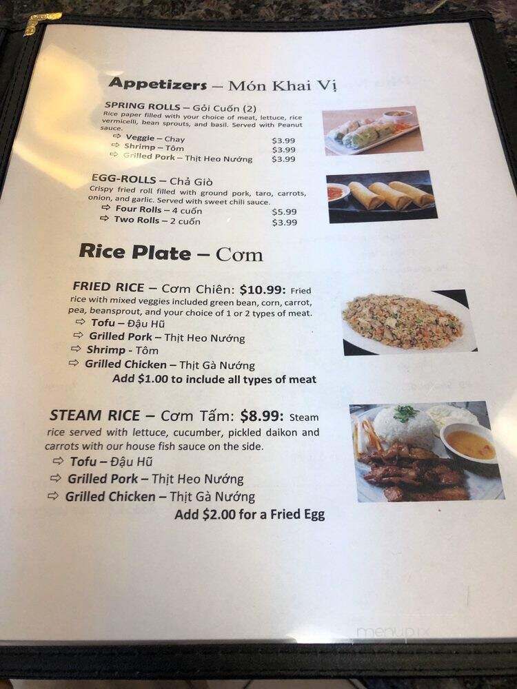 Little Saigon Cafe - Bradenton, FL menu_pic