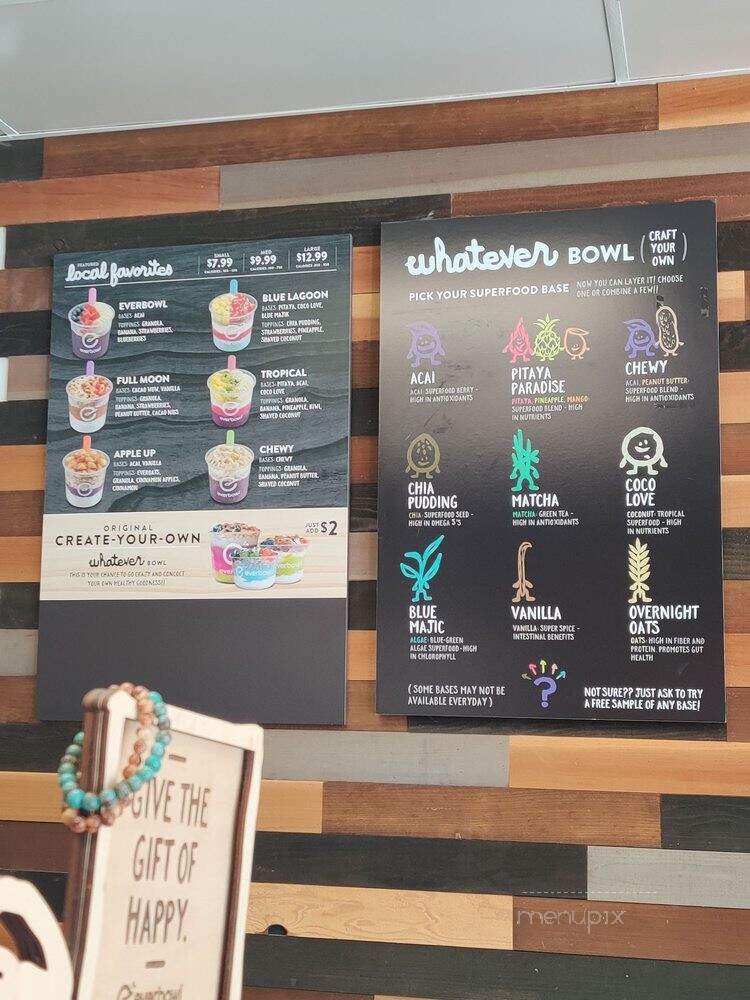 Everbowl - Oceanside, CA menu_pic