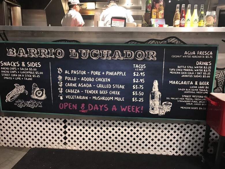 Barrio Luchador - Bellevue, WA menu_pic