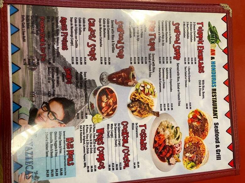 Mayaztecas - Houston, TX menu_pic