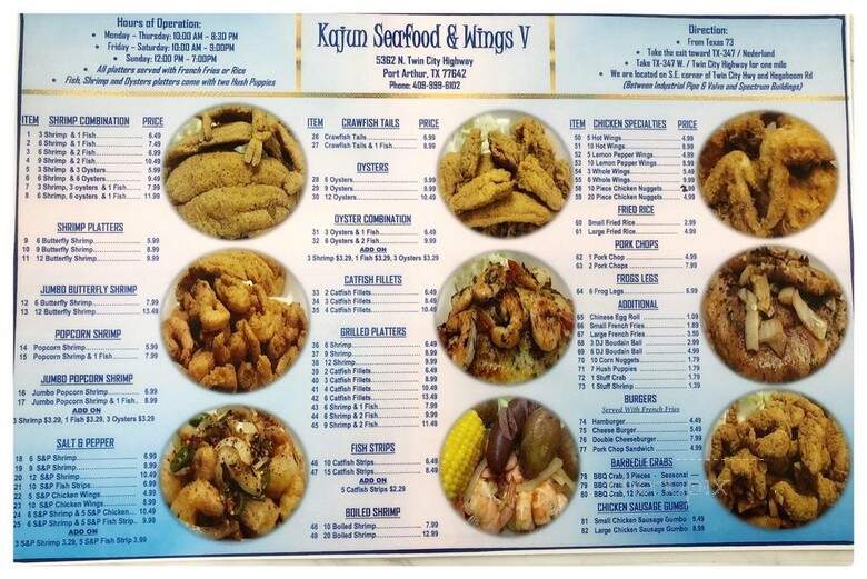 Kajun Seafood & Wings V - Port Arthur, TX