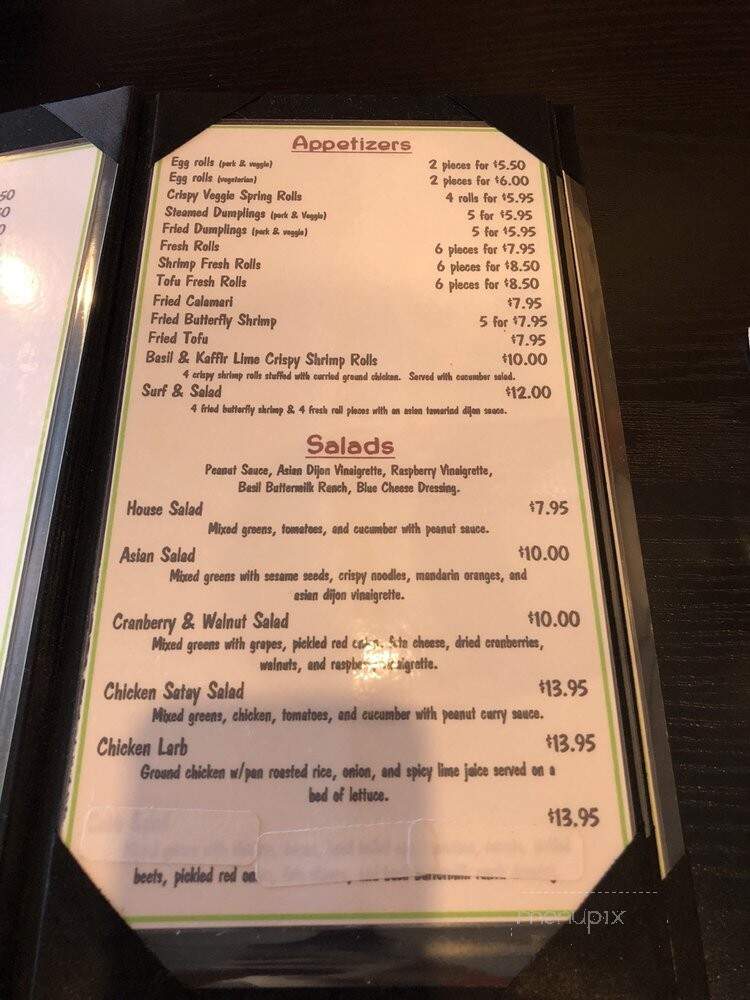 Vida's Thai Food - Homer, AK menu_pic